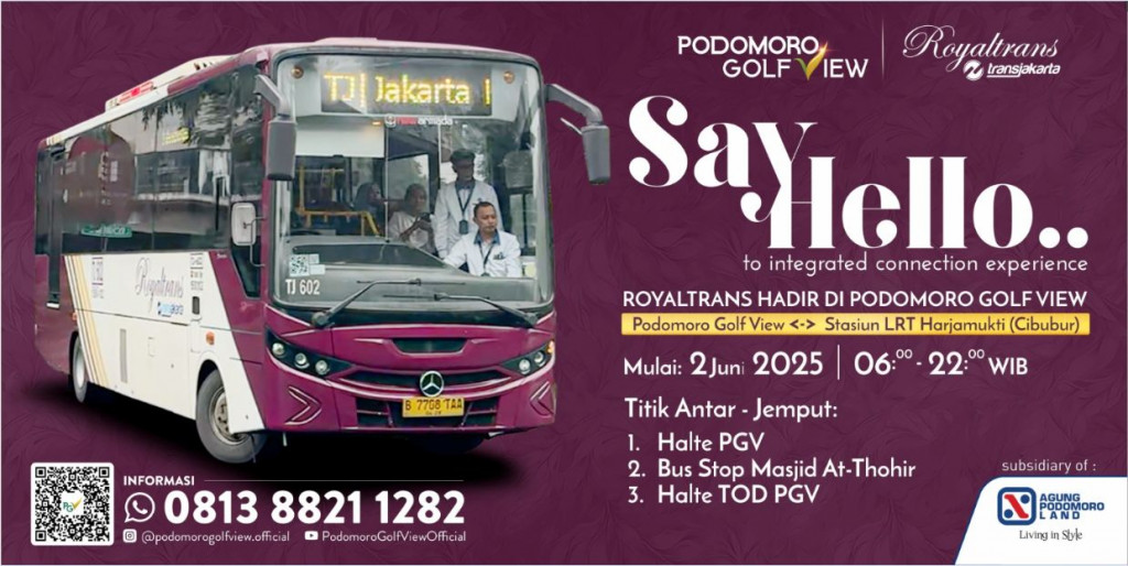 Royaltrans Hadir di Podomoro Golf View                                                                                                                                                                                                                         